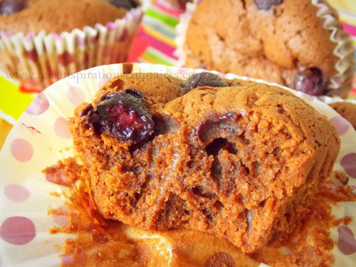 Muffins chocolat myrtilles de cyril lignac
