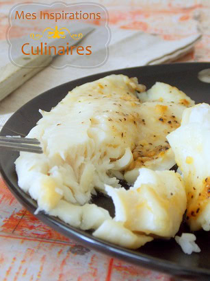 Tilapia sauce au beurre, citron et a l'ail