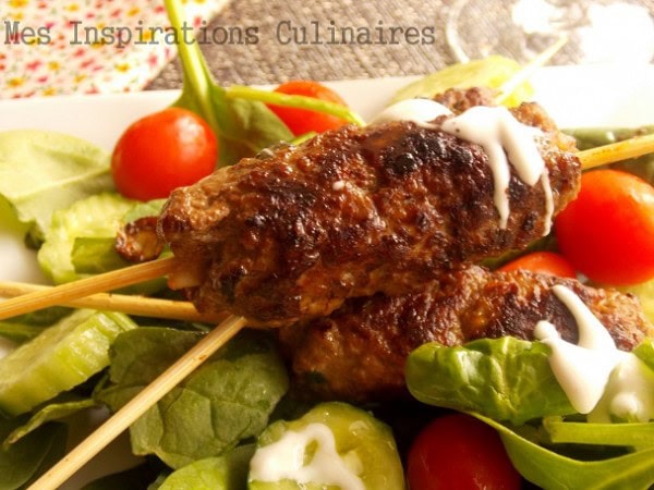 Brochettes Kefta (viande Hachee)