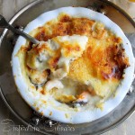 gratin pomme de terre fruits de mer