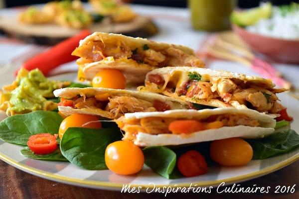 Quesadillas au poulet et fromage :  Une Délice Mexicain Facile et savoureux