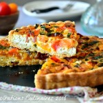 Quiche à la tomate et au chèvre