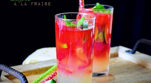 Virgin Mojito A La Fraise Sans Alcool Le Blog Cuisine De Samar