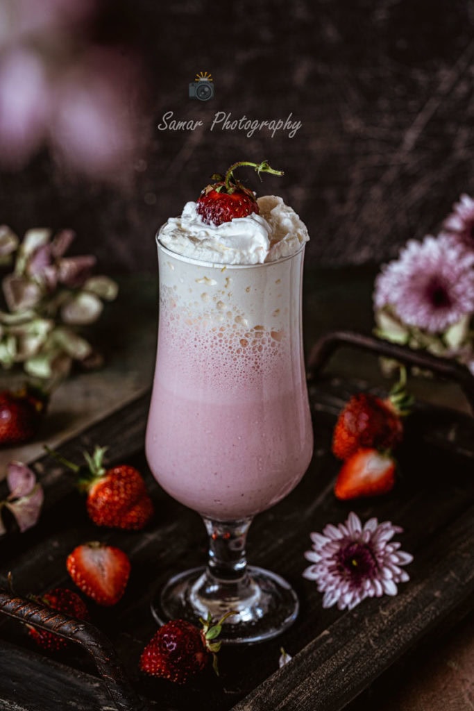 milkshake aux fraises