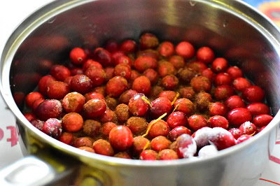 melanger-les-ingredients-et-les-cranberries