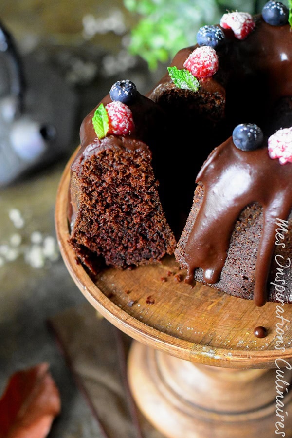 bundt cake au chocolat moelleux