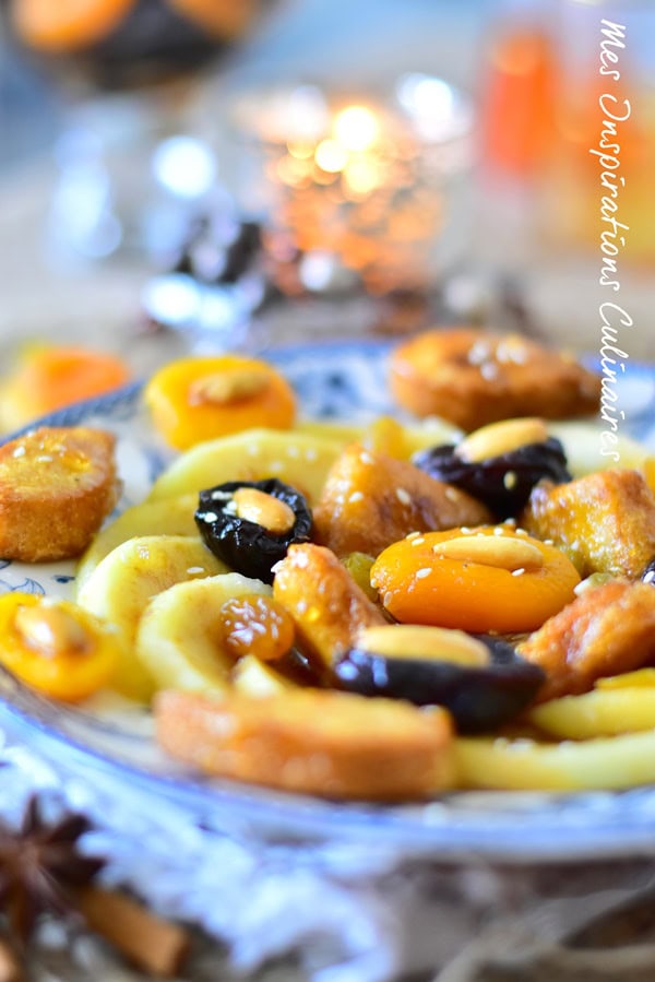 Tajine Lahlou aux pommes et abricots et chbehs