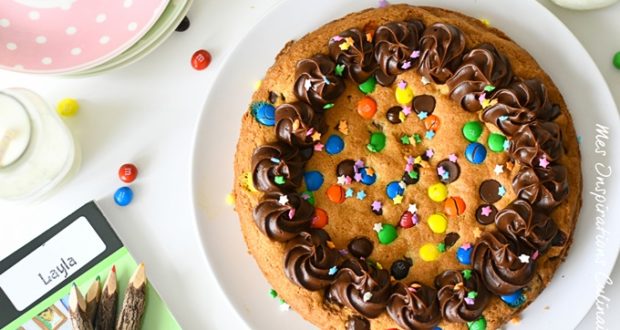 Cookie Geant Le Cookie Cake Le Blog Cuisine De Samar