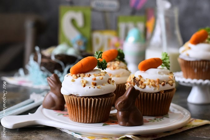 Cupcakes façon carrot cake