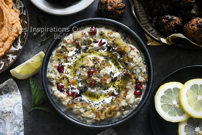 Caviar d’aubergine recette iranienne (kashke bademjan)