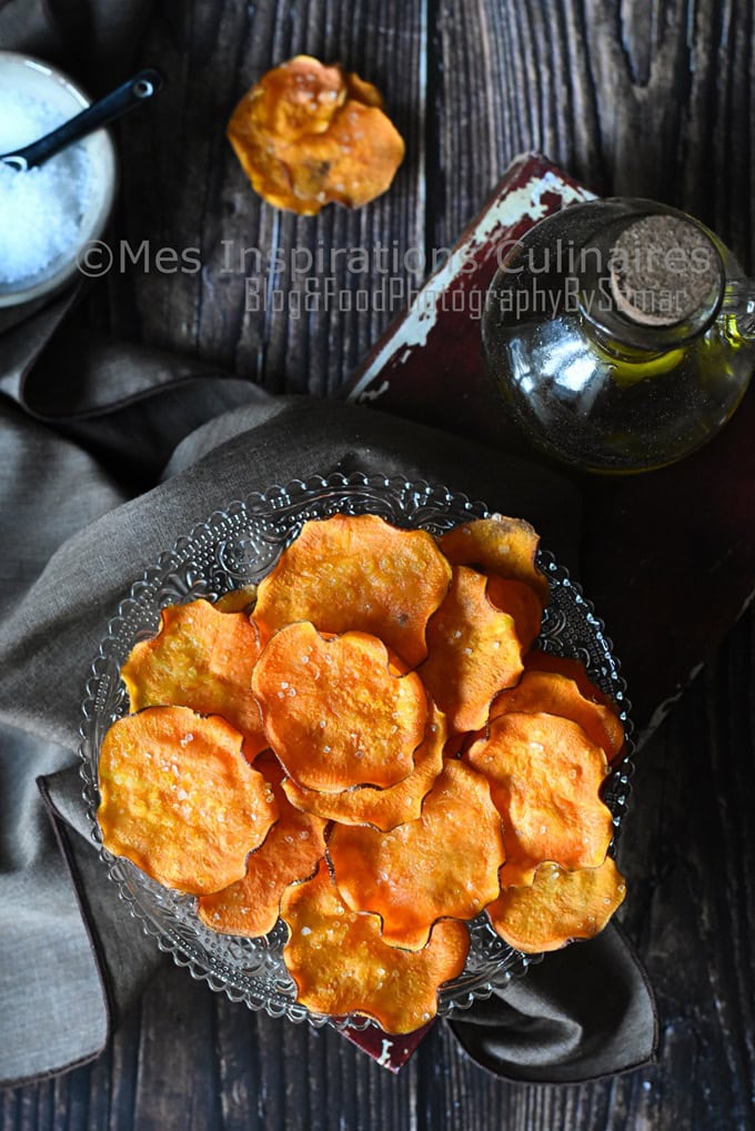 Recette Chips de patate douce croustillantes