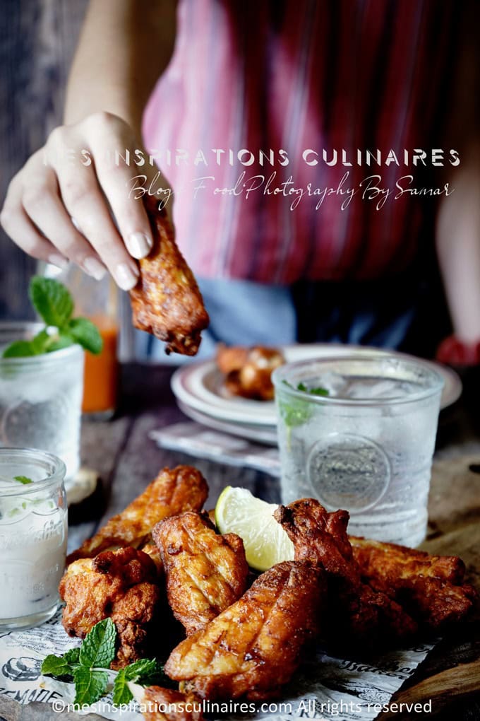 chicken wings croustillant aux epice barbecue