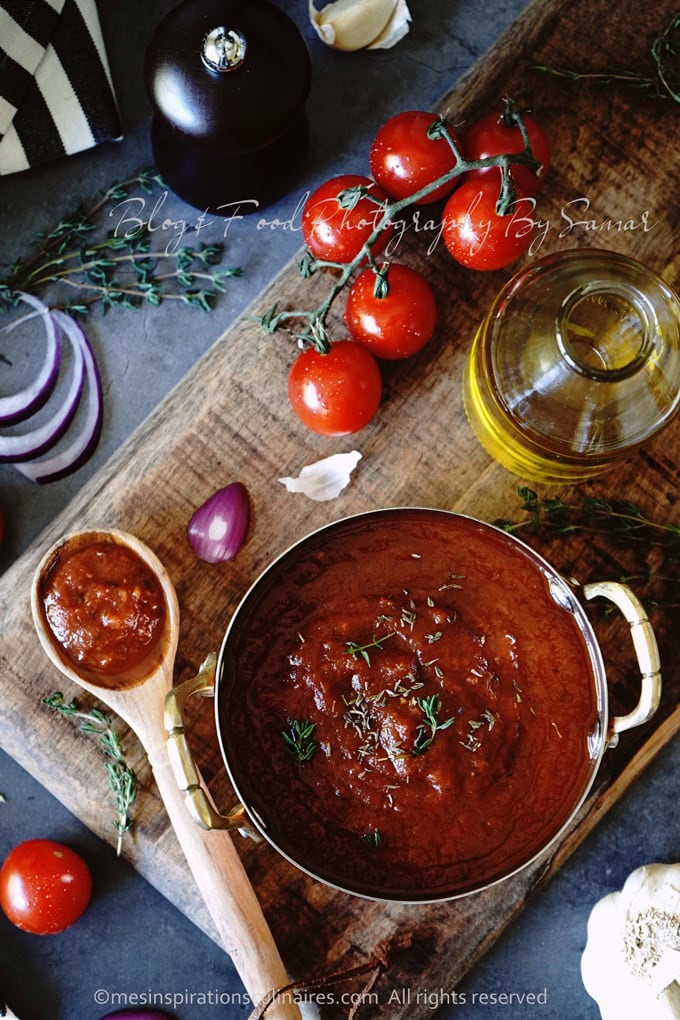 Sauce tomate : recette maison