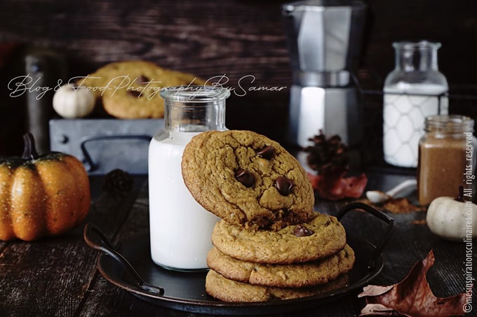 Cookies au potimarron (pumpkin) et noisettes