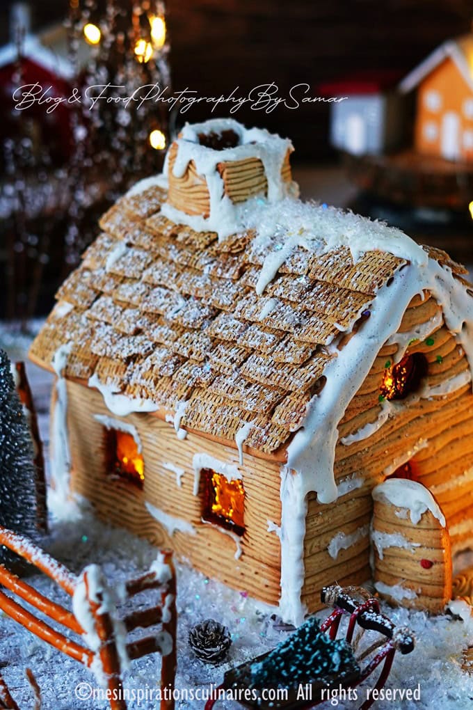 gingerbread house fait maison