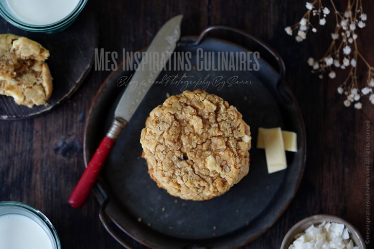 Cookies au chocolat blanc et noix de macadamia