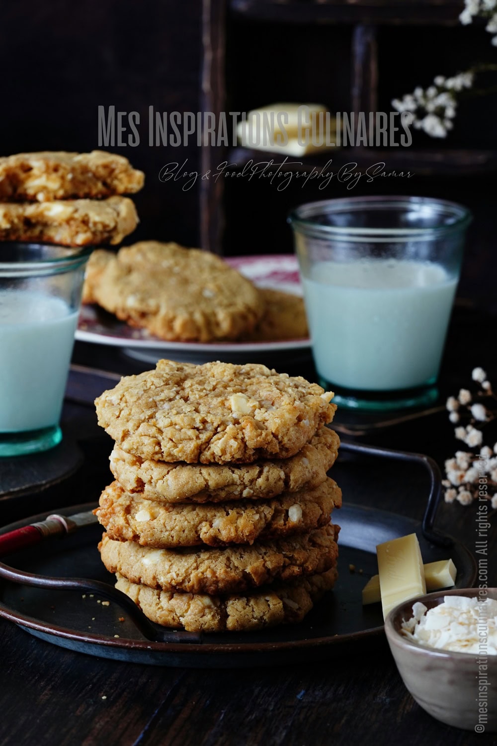 Cookies chocolat blanc au noix de macadamia 