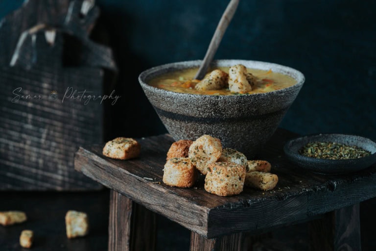 Recette croûtons maison au four