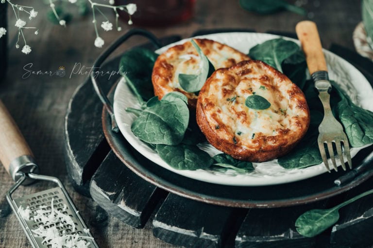 Recette de quiche sans pâte au fromage et chou-fleur