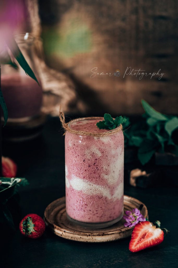 Smoothie fraise Banane