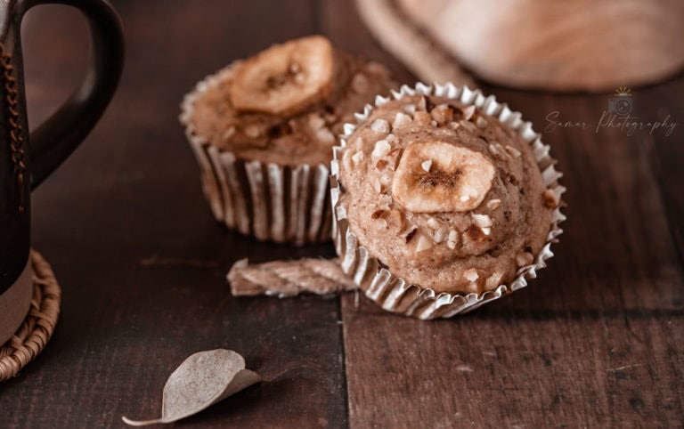 Muffins à la banane et aux noix