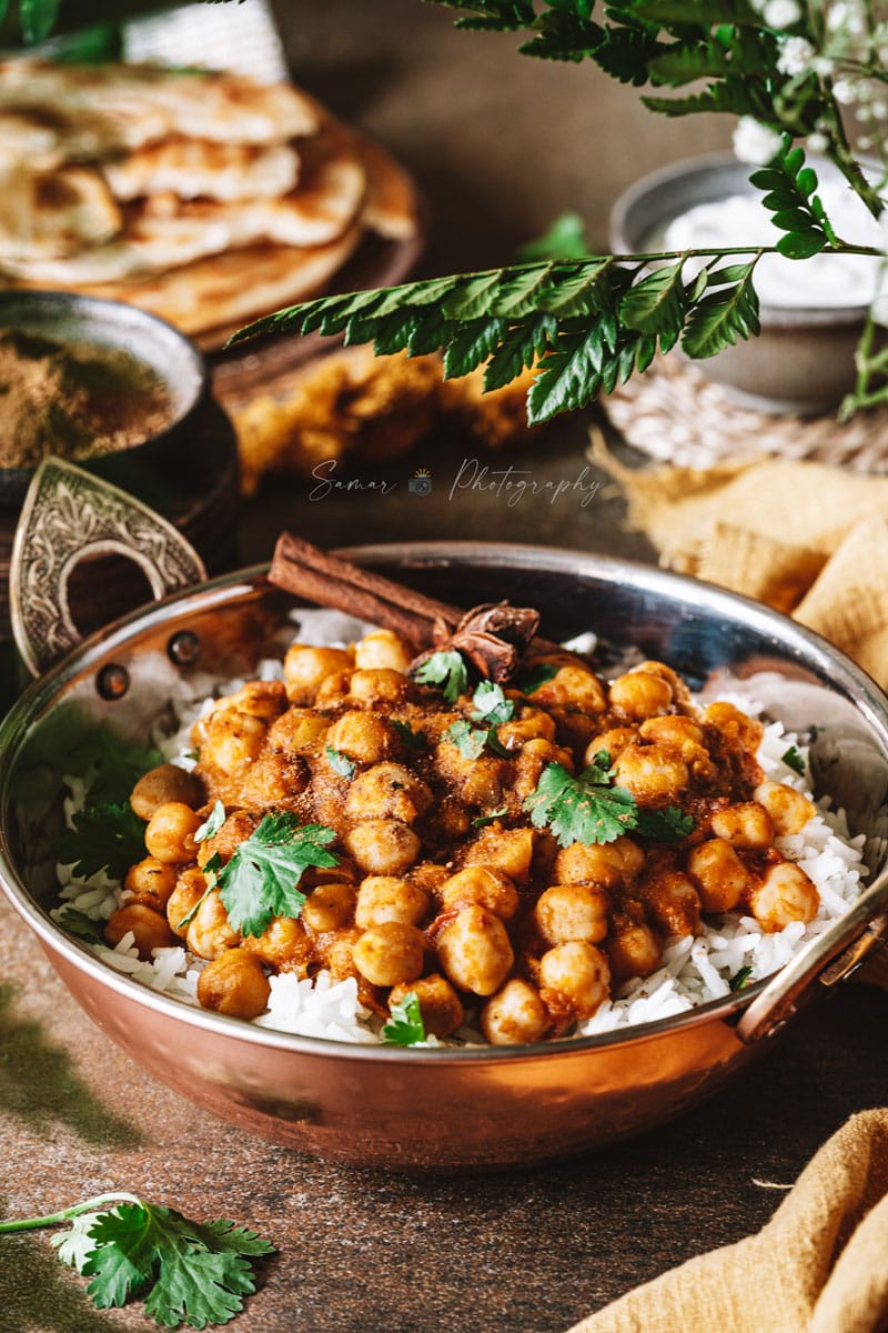 Recette Chana masala, cuisine indienne