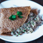 Galette de sarrasin à la duxelle de champignons