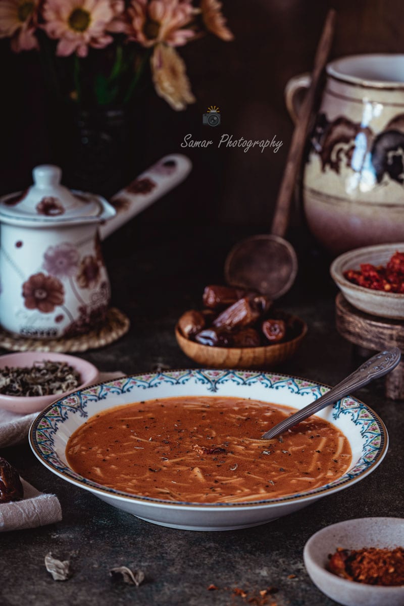 Soupe vermicelle et tomate express turque