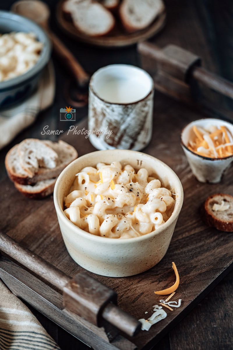 Recette du Mac and Cheese, pâte au fromage Cheddar