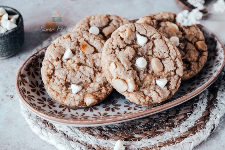 Cookies façon Subway, chocolat blanc et macadamia