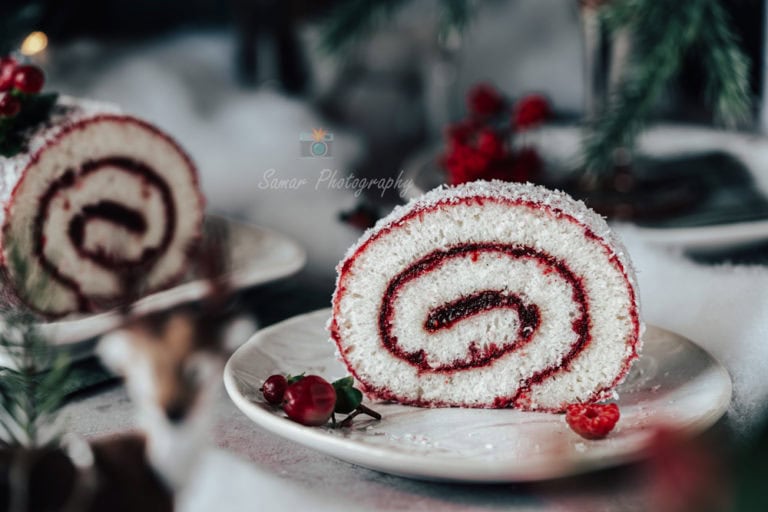 Bûche à la framboise : dessert de Noël