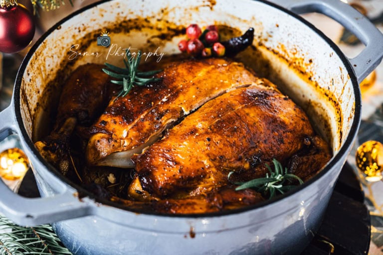 Recette poulet rôti au cidre de pommes