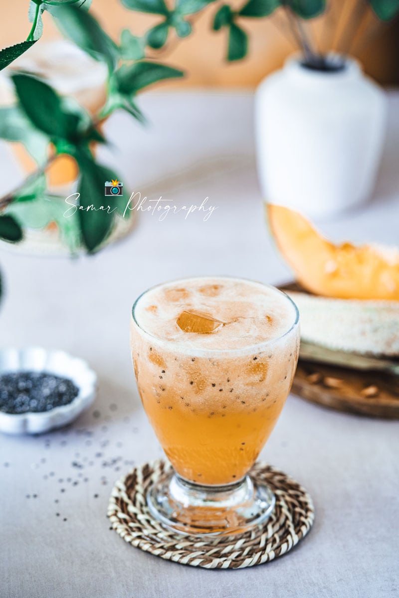 Agua Fresca au Cantaloup et Chia