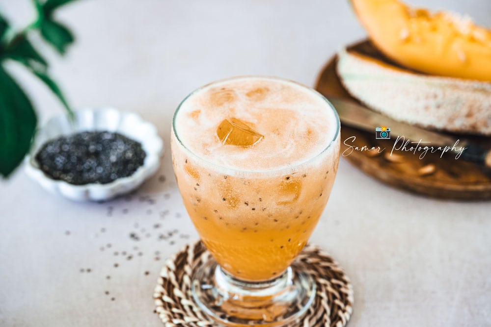 Agua Fresca au Cantaloup et Chia