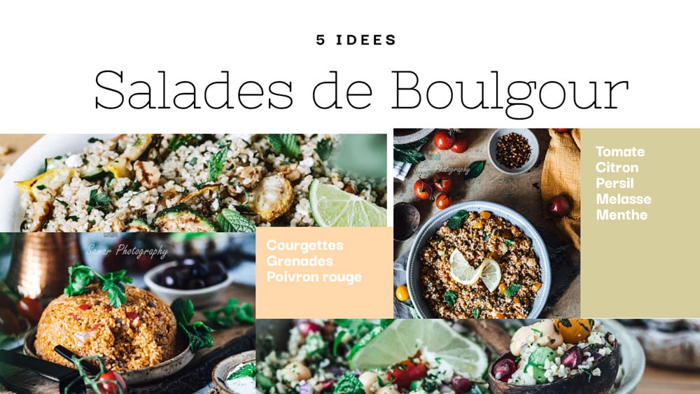 Salade au Boulgour : 5 Recettes originales