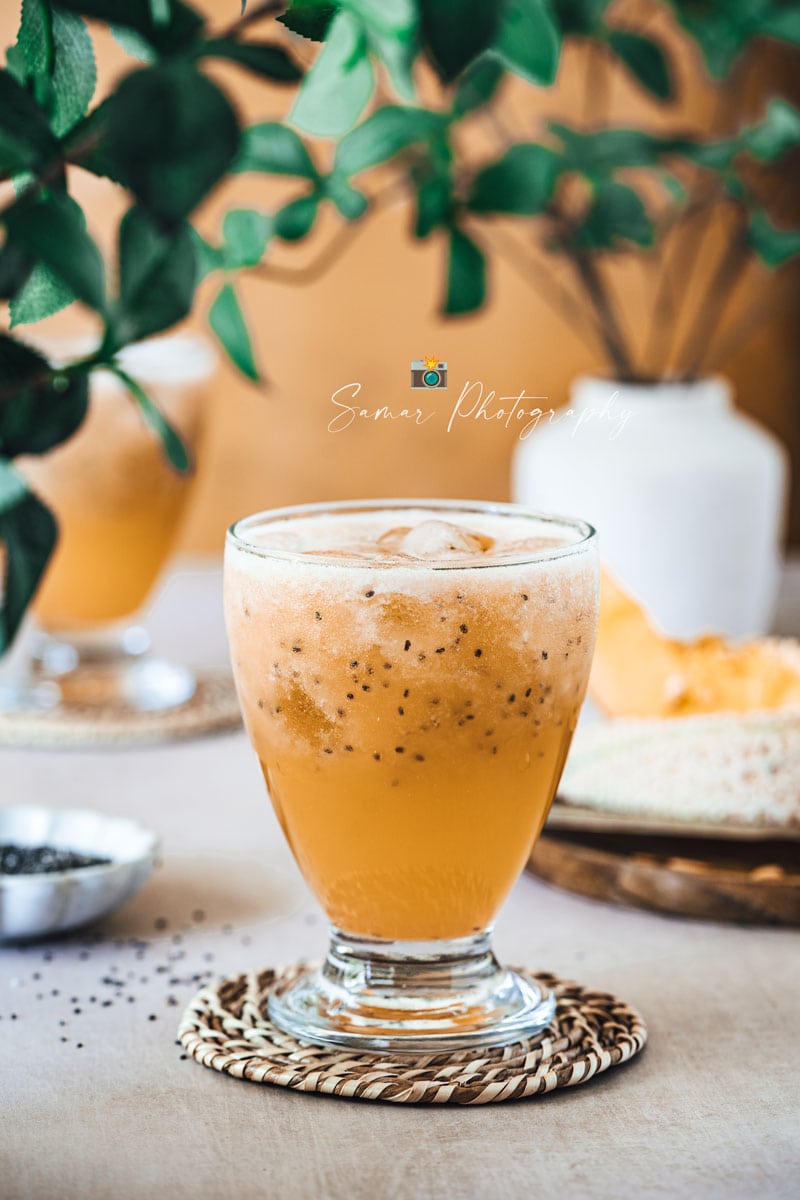 Agua Fresca au Cantaloup et Chia