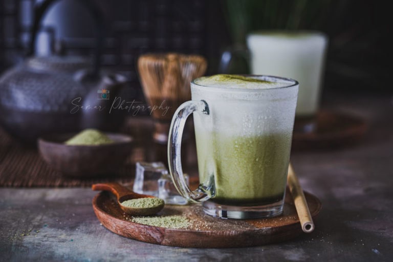 Latte Matcha : Thé vert japonais glacé