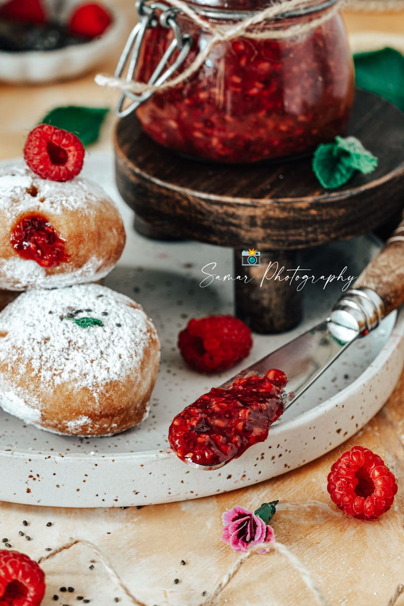 Recette de la confiture de framboises au Chia