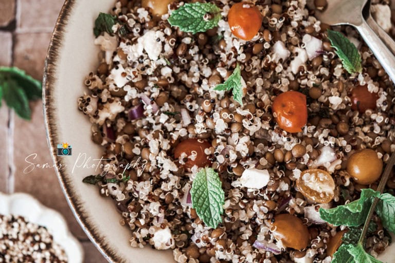 Salade de Lentilles froide au Quinoa : Un Plat Sain et Savoureux