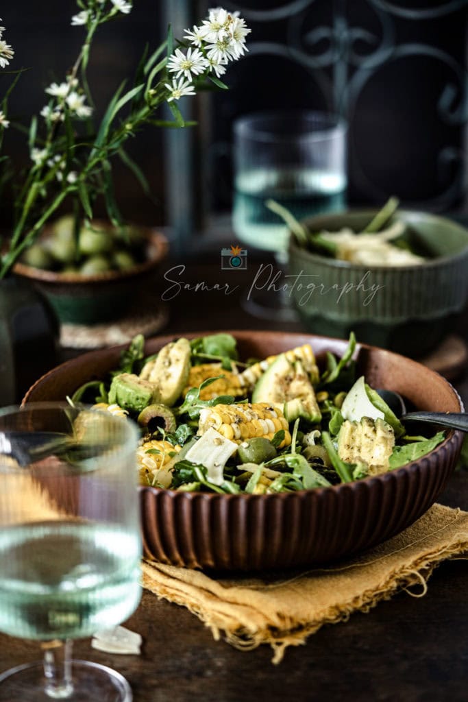 Salade de Roquette et avocat