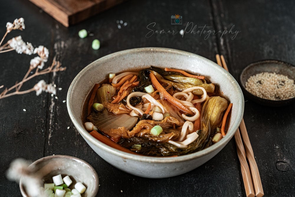 Soupe de nouilles épicée Recette coréenne