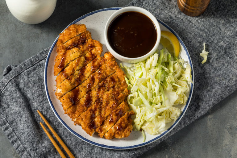 Poulet Katsu japonais : escalope panée au panko