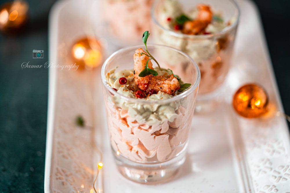 Verrines de Mousse Au saumon fumé 