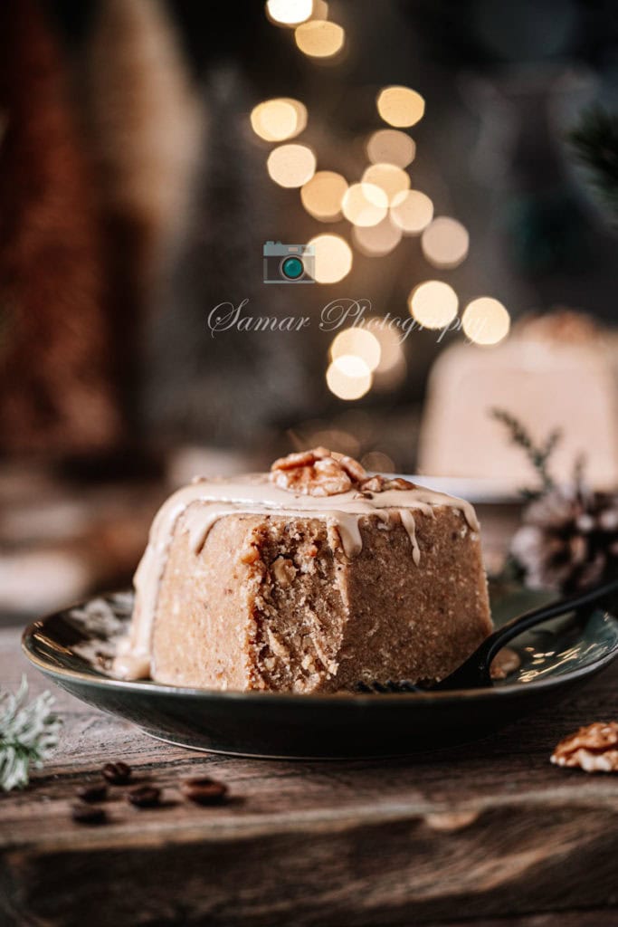 Gâteau sans cuisson aux noix et au café 