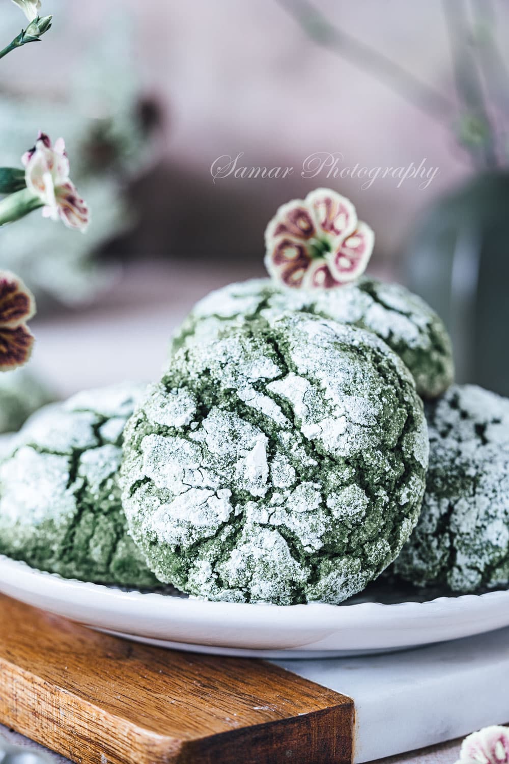 Les Crinkle au Matcha recette americaine